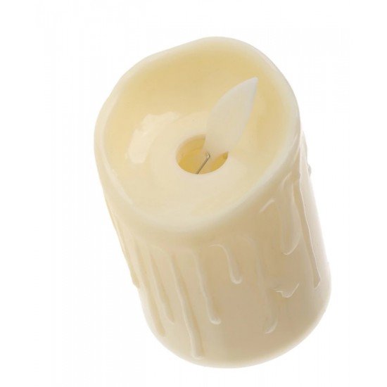 Aydınlatma için Alevli Led Mum Hareketli Alev Görünümlü Dekoratif Mum Seti