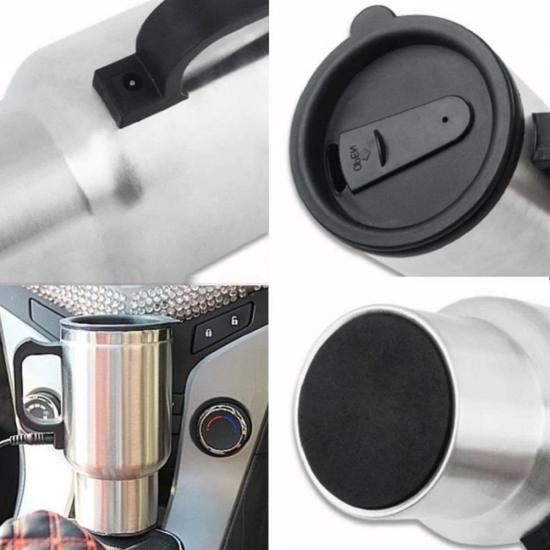 Araba için Araç içi Oto Çakmak Girişli Kupa Termos Bardak Araba için Araç içi Oto Çakmak Girişli Kupa Termos Bardak