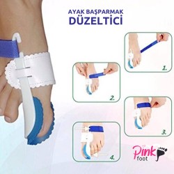 Kişisel Tırnak Bakımı için Kemik Düzeltici Başparmak Gece Takımı