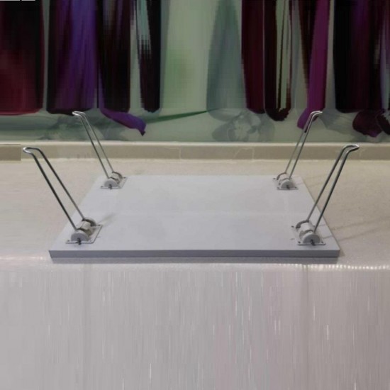 Bilgisayar için Katlanabilir Beyaz Ahşap Notebook Laptop Sehpası