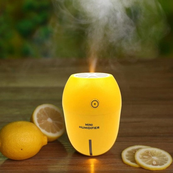 Hijyen için Limon Tipi Mini Hava Oda Nemlendirici Ledli Işıklı Buhar Makinesi Hijyen için Limon Tipi Mini Hava Oda Nemlendirici Ledli Işıklı Buhar Makinesi