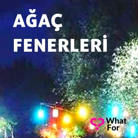 Bahçe Aydınlatması için Alaçatı Sarısı Ağaç Feneri