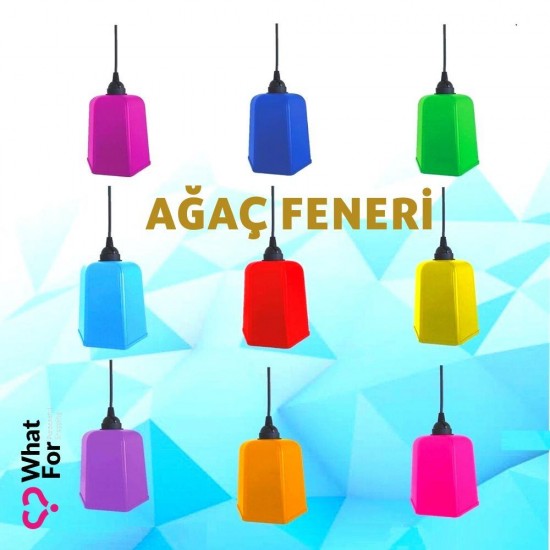 Bahçe Aydınlatması için Alaçatı Sarısı Ağaç Feneri