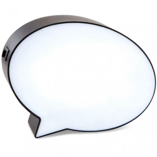 Ev Ofis için Yazılabilir Konuşma Balon Işıklı Tabela