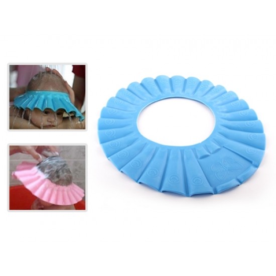 Bebek İçin Göze Su Kaçırmayan Banyo Şapkası Asorti