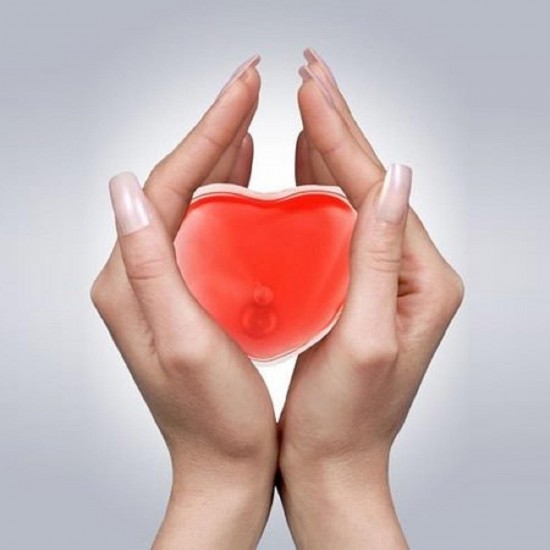 Isınmak için Kalp Model Sihirli Jel El Isıtıcı