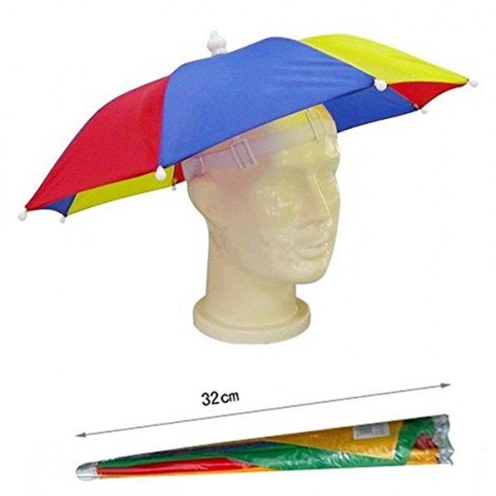 Deniz Keyfi için Güneşe Karşı Koruyucu Bireysel Kafa Plaj Şemsiyesi