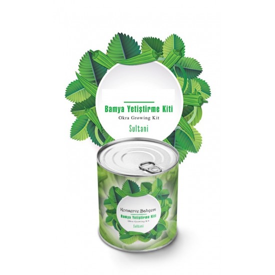 Bahçe için Konserve Bamya Yetiştirme Kiti
