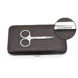 Kişisel Tırnak Bakımı İçin Lüks inox Manikür Makası Çantalı Seti