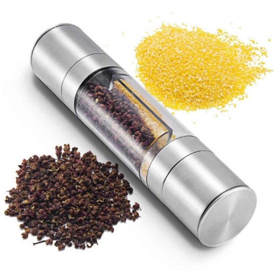 Mutfak için İki Hazneli Çift Taraflı Baharat Değirmeni