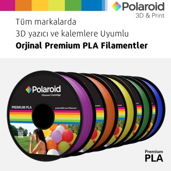 Polaroid Açık Yeşil 3D Filament, 1,75mm PLA Polaroid Açık Yeşil 3D Filament, 1,75mm PLA