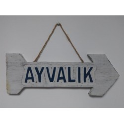 Hediye için El Yapımı Duvar Ayvalık Objesi